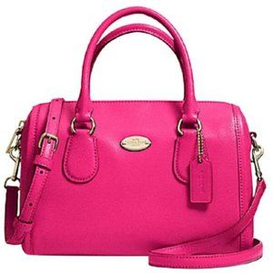 LIKE NEW - Coach Pink Ruby Mini Bennett